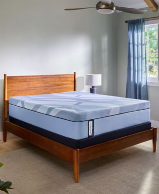 Sealy - Posturepedic Hybrid Lynden 13" Firm Tight Top Mattress Set - Queen Split