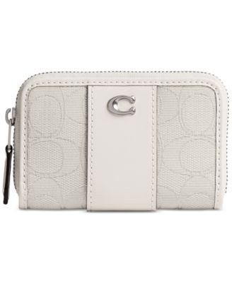 COACH - Essential Small Zip Around Card Case In Signature Jacquard
