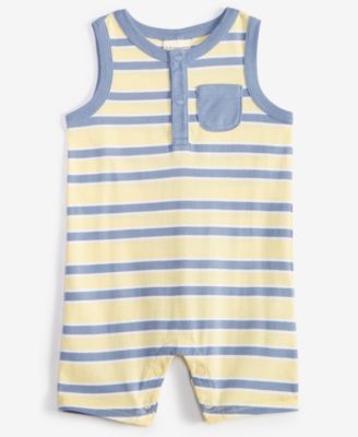 First Impressions - Baby Striped Sunsuit