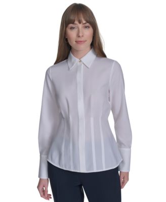 Tommy Hilfiger - Women's Darted Long-Sleeve Blouse