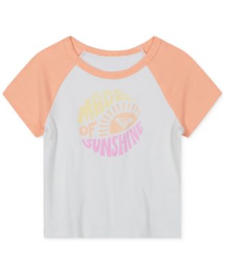 Roxy - Big Girls Sunshine Graphic Raglan Short-Sleeve T-Shirt