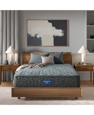 Beautyrest - Level One 13.5" Firm Tight Top Mattress Set - Full
