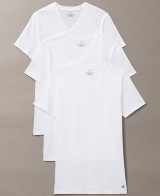 Calvin Klein - Men's 3-Pk. Cotton Classics V-Neck T-Shirts