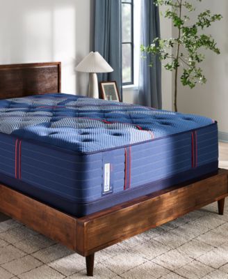 Sealy - Posturepedic Elite Albany II 14" Firm Tight Top Mattress Set - Queen