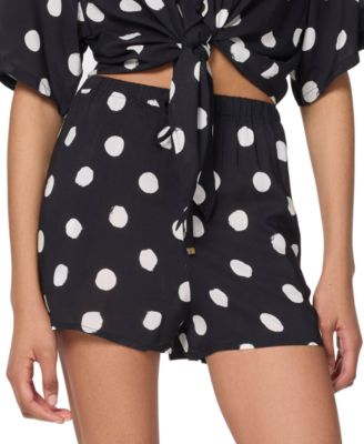 Kate Spade - Women's Cotton Pull-On Cover-Up Shorts
