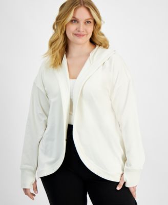 ID Ideology - Plus Size Hooded Comfort Flow Cardigan