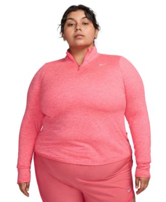 Nike - Plus Size Active Dri-FIT Swift-Element UV 1/4-Zip Running Top