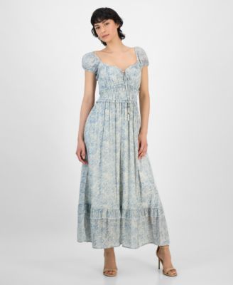 And Now This - Women's Sweetheart-Neck Maxi Dress