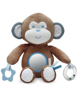 Little Me - Baby Boys 12.5" Interactive Monkey Plush Toy
