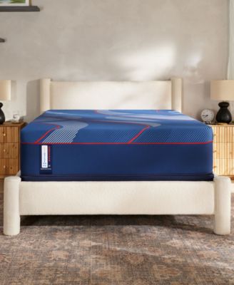 Sealy - Posturepedic Elite Albany II 13" Medium Hybrid Tight Top Mattress Set - Queen Split