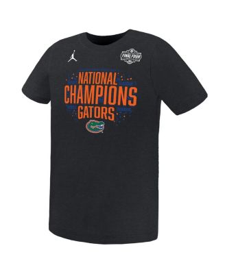 Jordan - Preschool Black Florida Gators 2025 NCAA Men's Basketball National s Locker Room T-Shirt