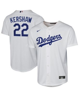 Nike - Big Boys and Girls Clayton Kershaw White Los Angeles Dodgers Home Replica Player Jersey
