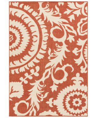 Livabliss - Alfresco ALF-9613 Rust 3' x 5'6" Area Rug