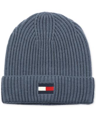 Tommy Hilfiger - Men's Fisherman Ribbed-Knit Logo Beanie