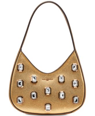 KARL LAGERFELD PARIS - Desi Small Leather Hobo