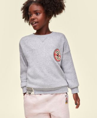 Disney | Macy's - Big Kids Unisex Minnie Mouse Patch Pullover Sweatshirt