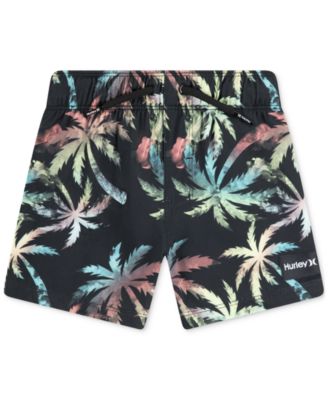 Hurley - Big Boys Palm Tree Printed Pull-On Swim Shorts