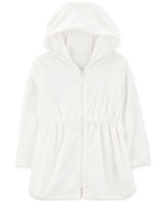 Carter's - Baby Girls Hooded Terry Cover-Up Dress