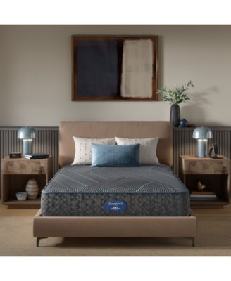 Beautyrest - Level Two 12" Medium Firm Hybrid Mattress Set - Twin