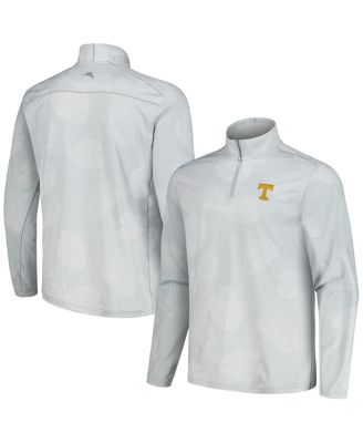 Tommy Bahama - Men's Gray Tennessee Volunteers Delray Frond IslandZone Half-Zip Jacket