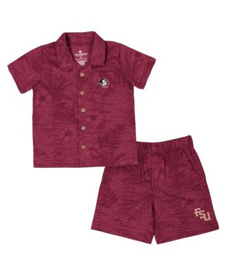 Colosseum - Toddler Garnet Florida State Seminoles Fern Champ Shirt and Shorts Set