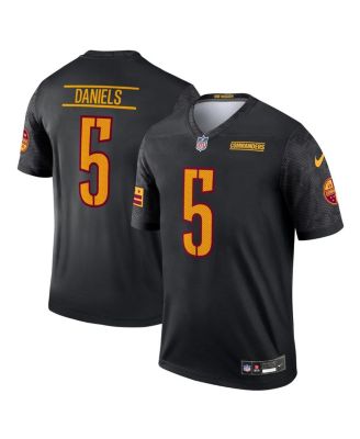 Nike - Men's Jayden Daniels Black Washington Commanders Alternate Legend Player Performance Top