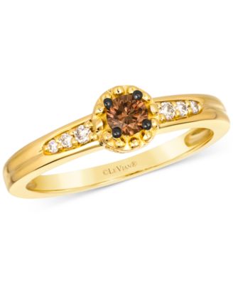 Le Vian - Chocolate Diamond & Nude Diamond (1/4 ct. t.w.) Ring in 14k Gold