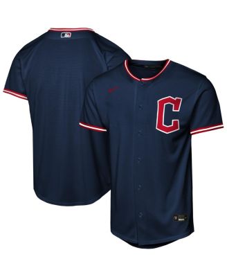 Nike - Big Boys and Girls Navy Cleveland Guardians Alternate Replica 2.0 Jersey